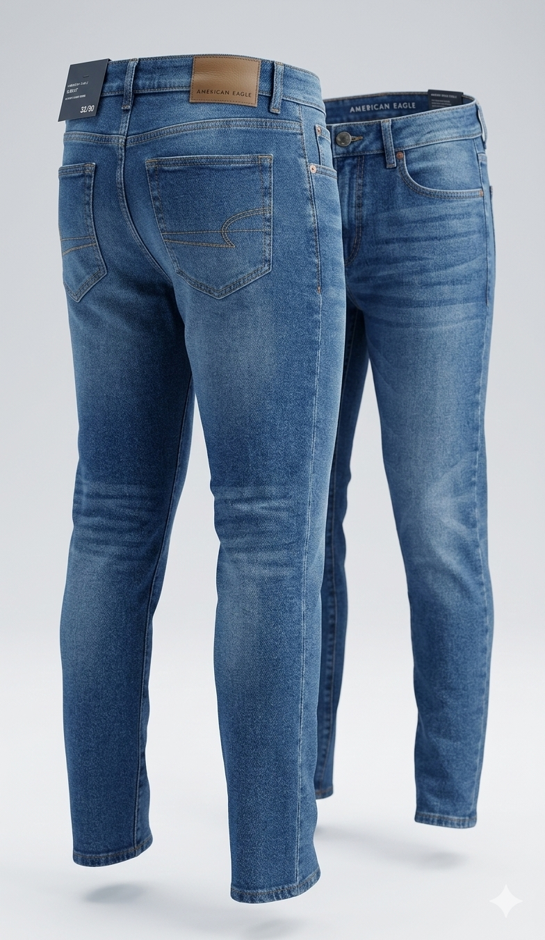 American Eagle Denim pant MED WASH